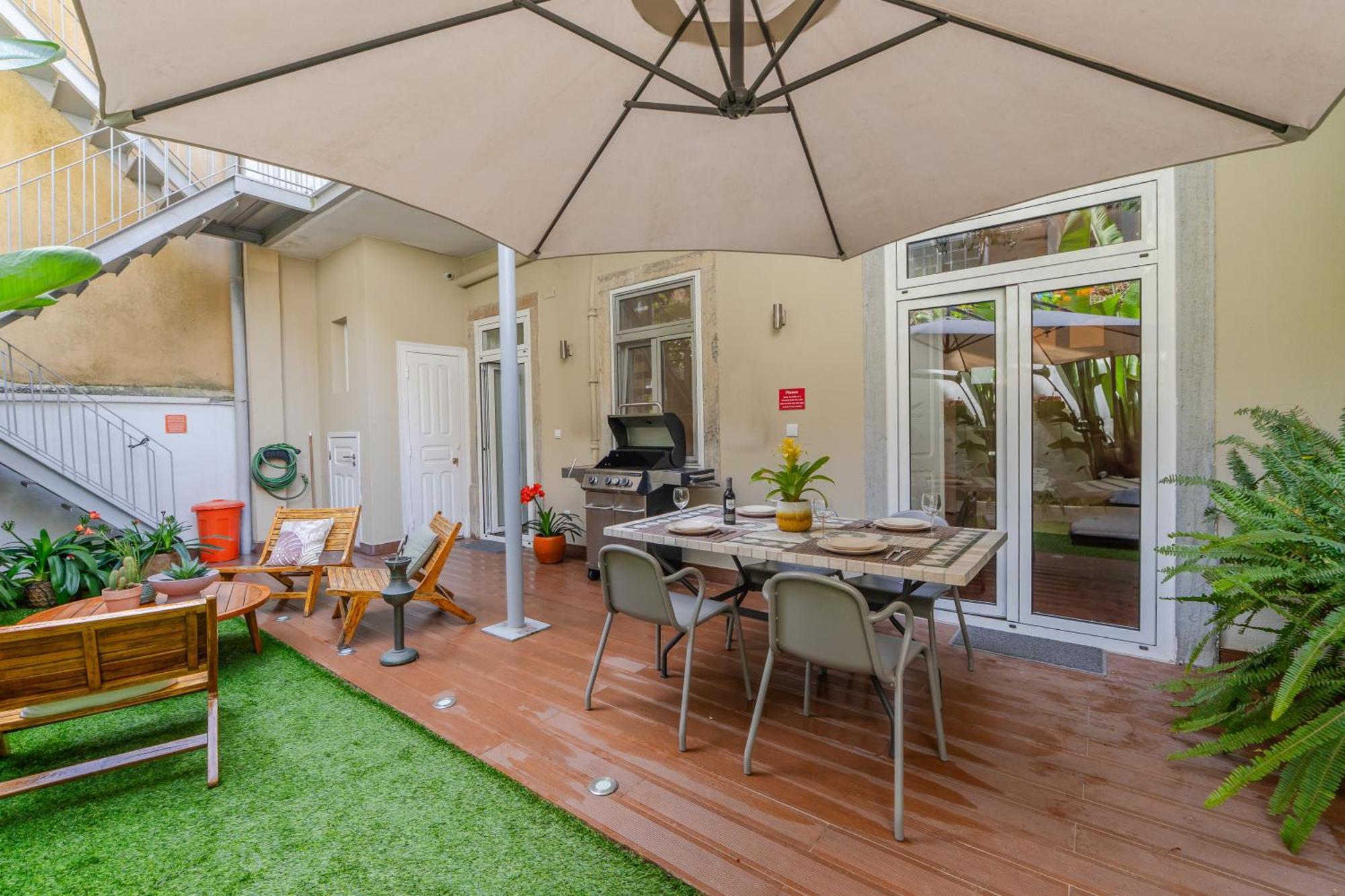 Lisbon Garden Retreat Apartment Bagian luar foto