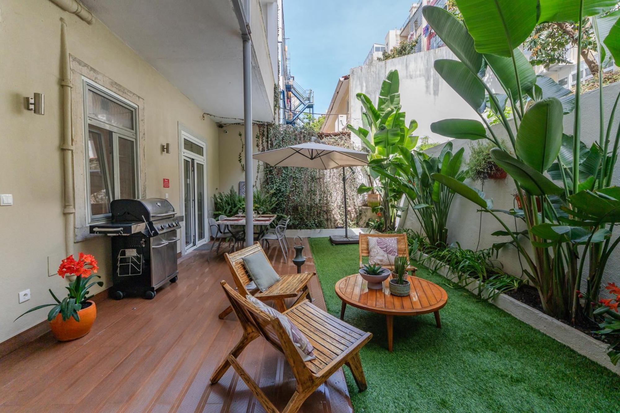 Lisbon Garden Retreat Apartment Bagian luar foto